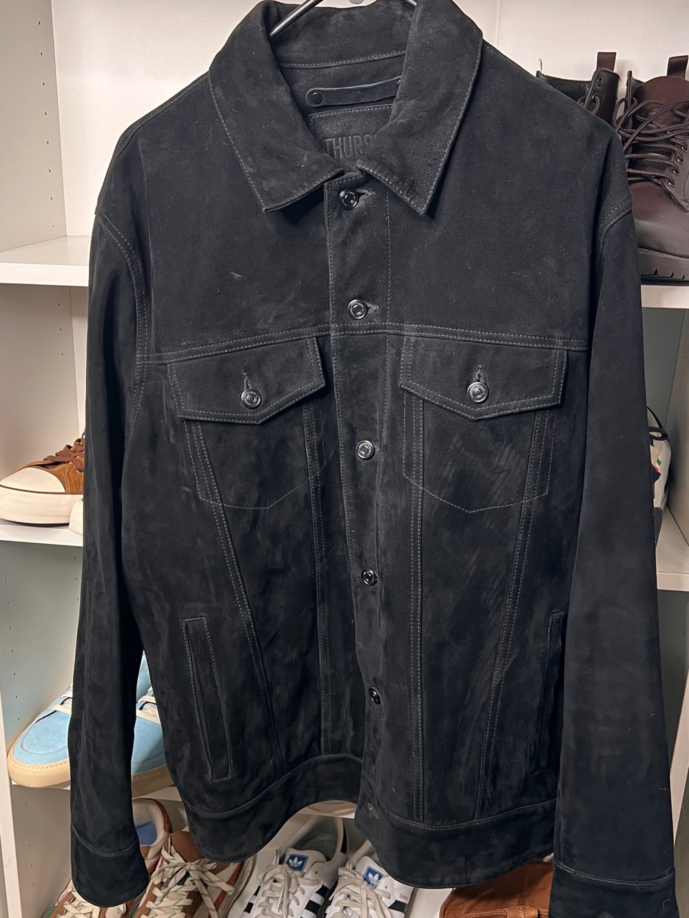 Suede Trucker Jacket - Thursday Boots